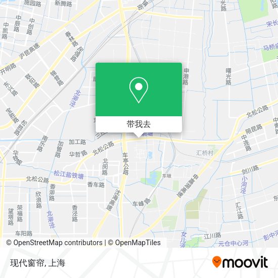 现代窗帘地图