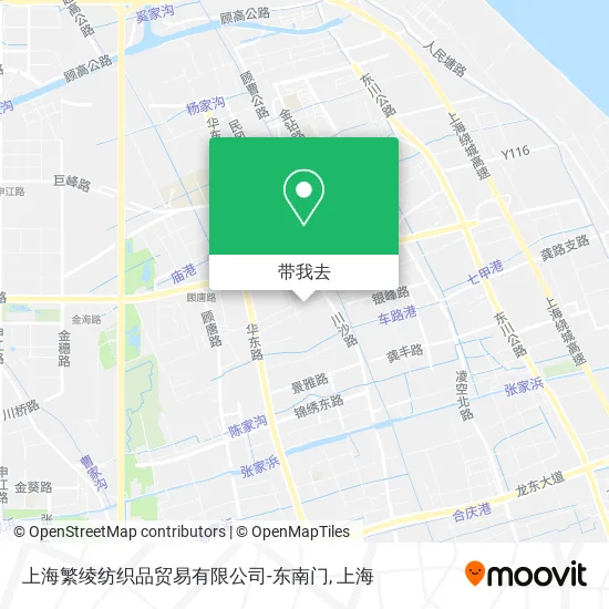 上海繁绫纺织品贸易有限公司-东南门地图