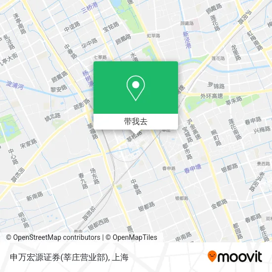 申万宏源证券(莘庄营业部)地图