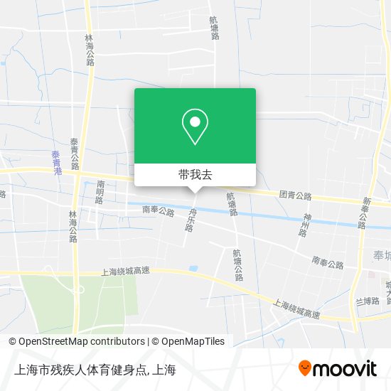 上海市残疾人体育健身点地图