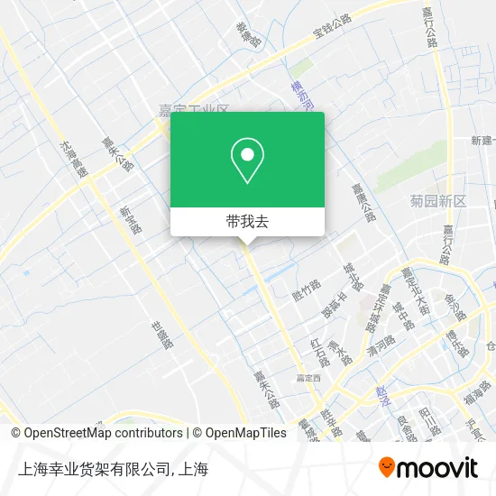 上海幸业货架有限公司地图