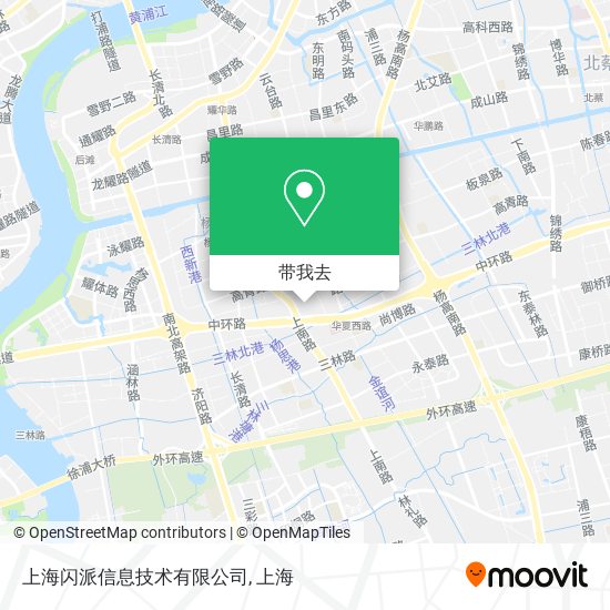 上海闪派信息技术有限公司地图