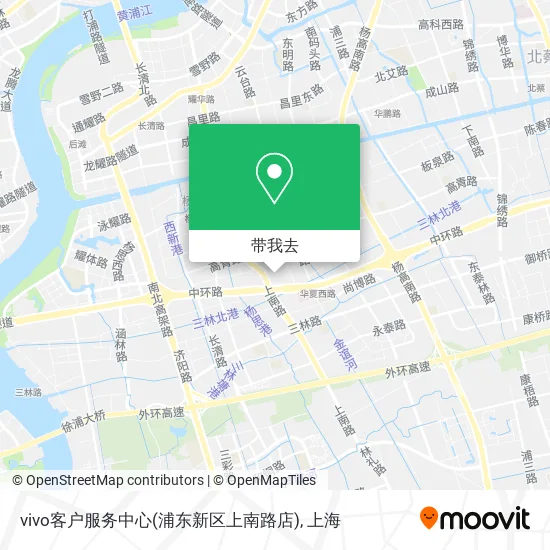vivo客户服务中心(浦东新区上南路店)地图