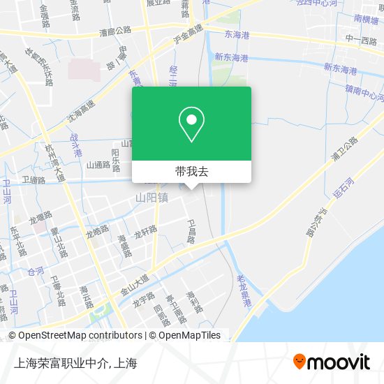 上海荣富职业中介地图