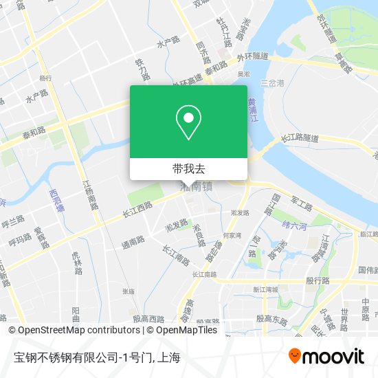 宝钢不锈钢有限公司-1号门地图