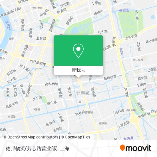 德邦物流(芳芯路营业部)地图