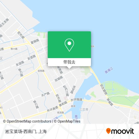 淞宝菜场-西南门地图