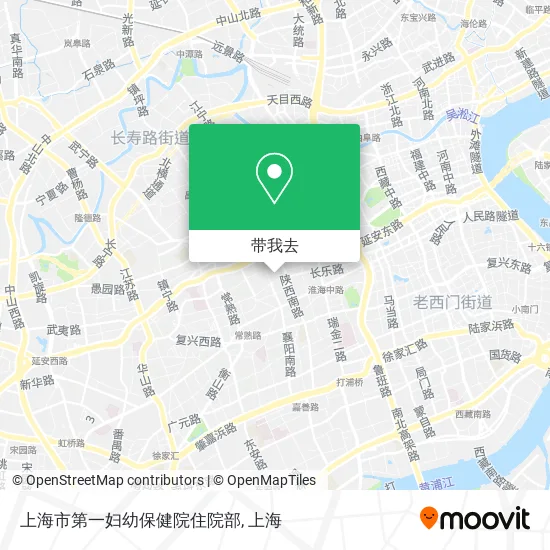 上海市第一妇幼保健院住院部地图