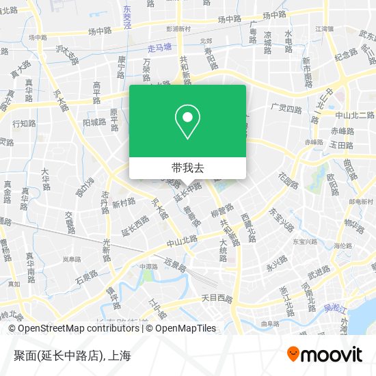 聚面(延长中路店)地图