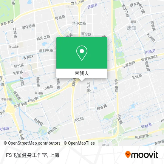 FS飞鲨健身工作室地图