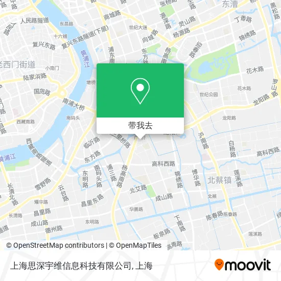 上海思深宇维信息科技有限公司地图