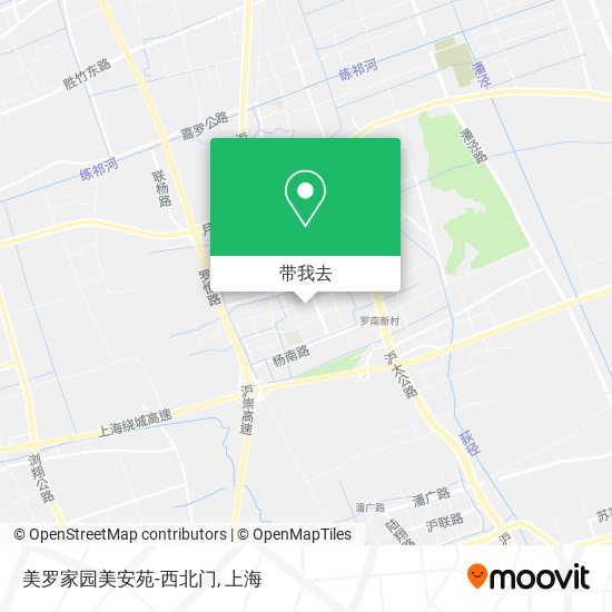 美罗家园美安苑-西北门地图