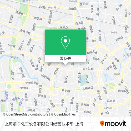 上海群乐化工设备有限公司经营技术部地图