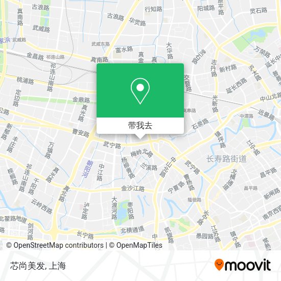 芯尚美发地图