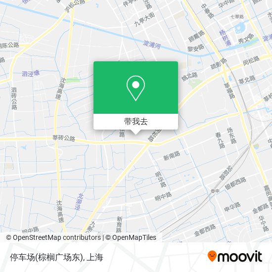 停车场(棕榈广场东)地图