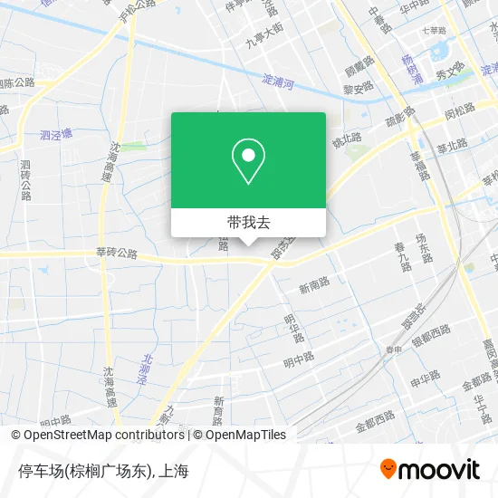 停车场(棕榈广场东)地图