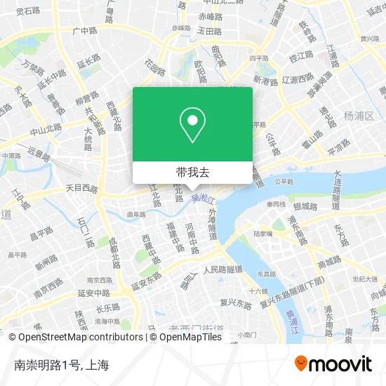 南崇明路1号地图