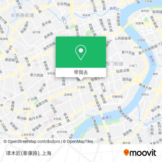 谭木匠(泰康路)地图