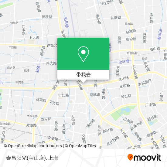 泰昌阳光(宝山店)地图