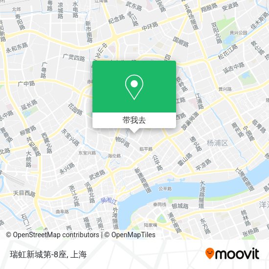瑞虹新城第-8座地图