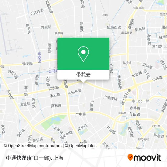 中通快递(虹口一部)地图