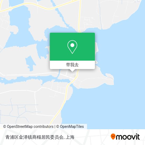 青浦区金泽镇商榻居民委员会地图