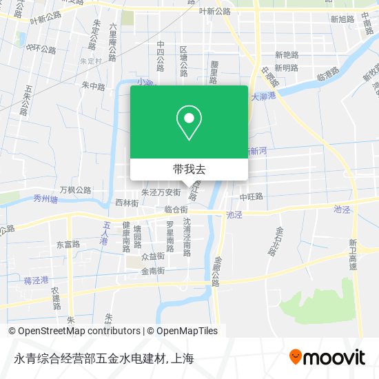 永青综合经营部五金水电建材地图