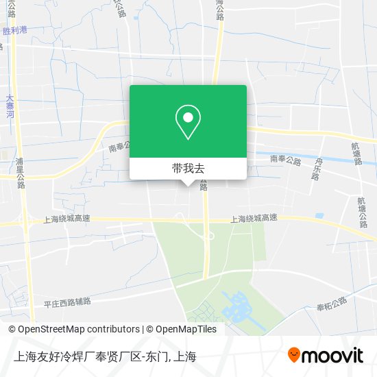 上海友好冷焊厂奉贤厂区-东门地图