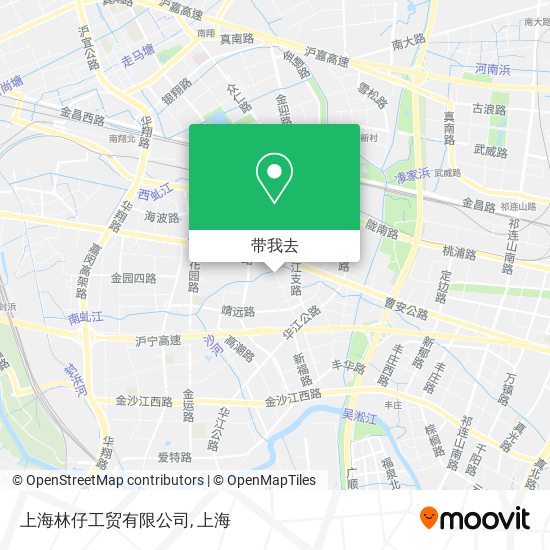 上海林仔工贸有限公司地图