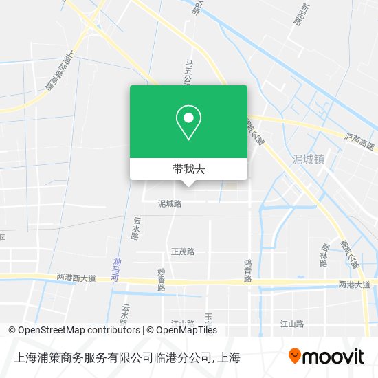 上海浦策商务服务有限公司临港分公司地图