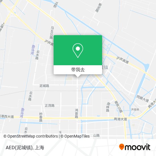 AED(泥城镇)地图