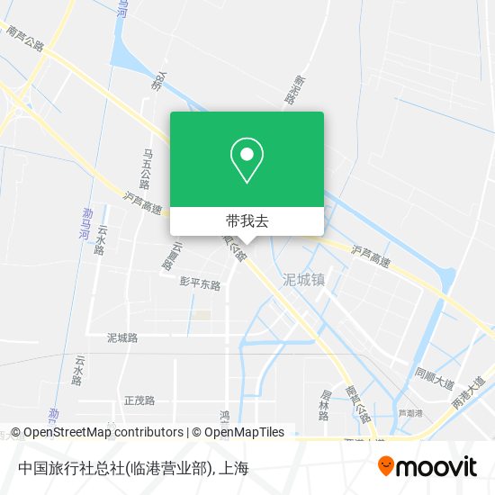 中国旅行社总社(临港营业部)地图