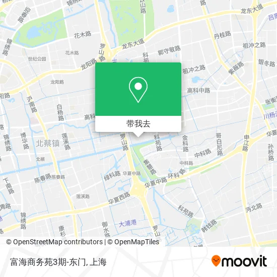 富海商务苑3期-东门地图