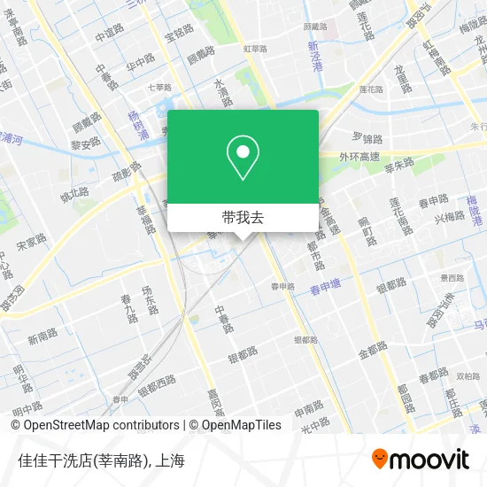 佳佳干洗店(莘南路)地图