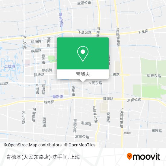 肯德基(人民东路店)-洗手间地图