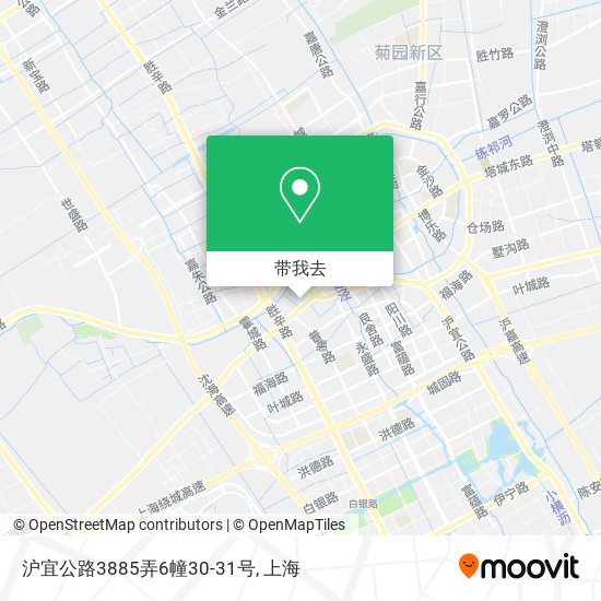 沪宜公路3885弄6幢30-31号地图