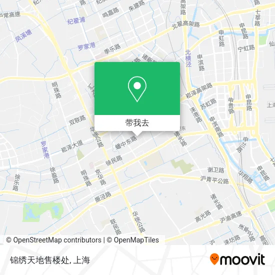 锦绣天地售楼处地图