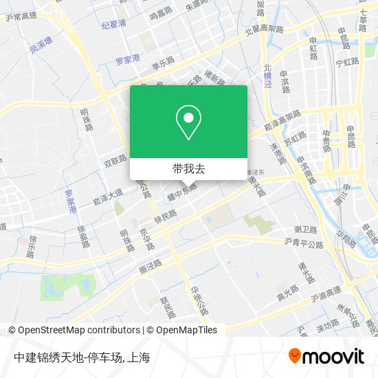 中建锦绣天地-停车场地图