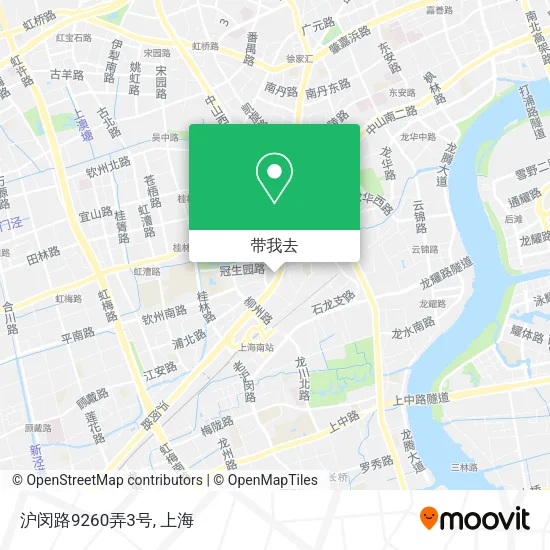 沪闵路9260弄3号地图