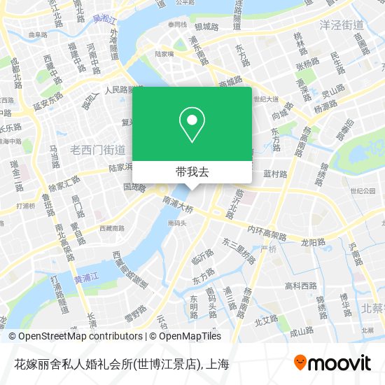 花嫁丽舍私人婚礼会所(世博江景店)地图