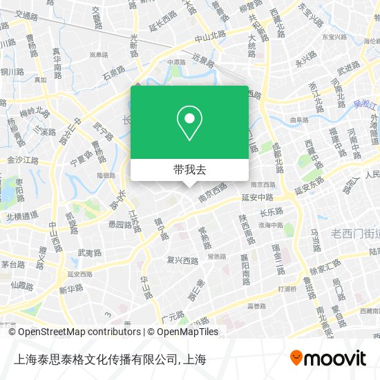 上海泰思泰格文化传播有限公司地图