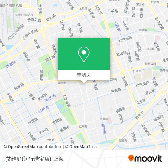 艾维庭(闵行漕宝店)地图