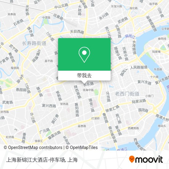 上海新锦江大酒店-停车场地图