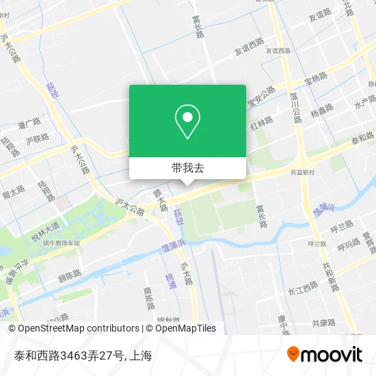泰和西路3463弄27号地图