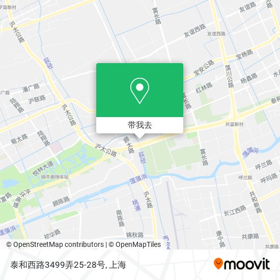 泰和西路3499弄25-28号地图