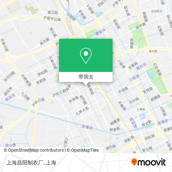 上海昌阳制衣厂地图