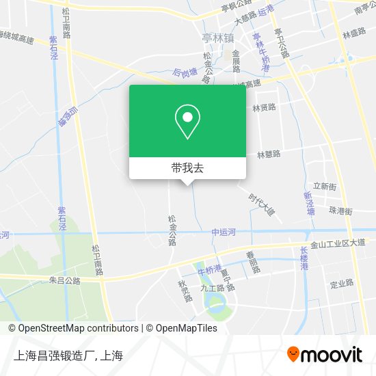 上海昌强锻造厂地图