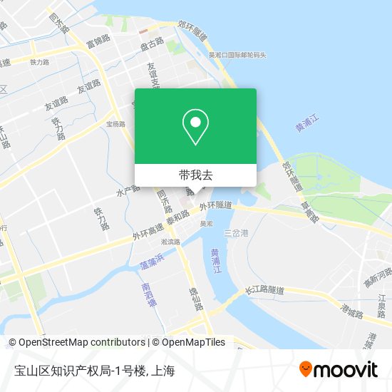 宝山区知识产权局-1号楼地图