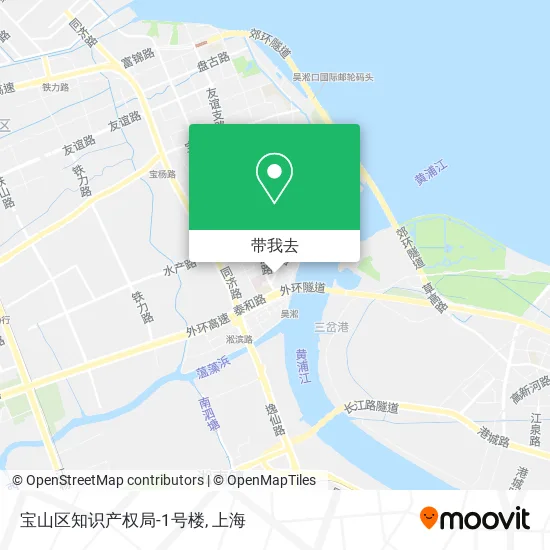 宝山区知识产权局-1号楼地图