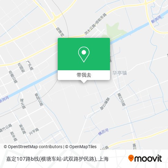 嘉定107路b线(横塘车站-武双路护民路)地图